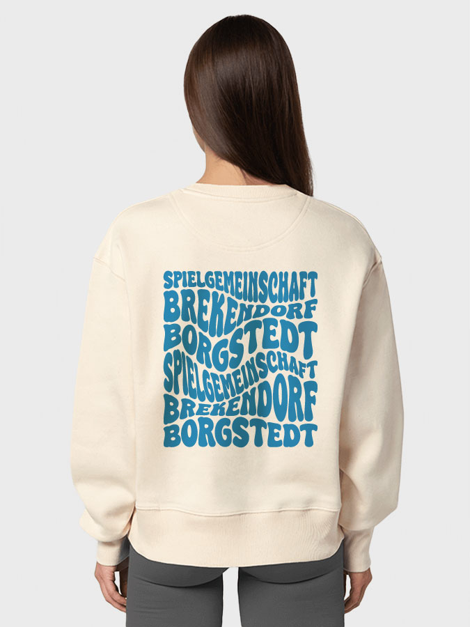 Oversized Sweater Wavy Damen