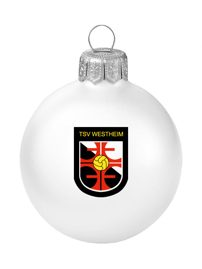 Weihnachtskugel Logo 8cm