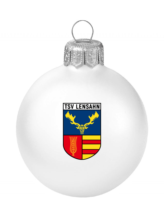 Weihnachtskugel Logo 8cm