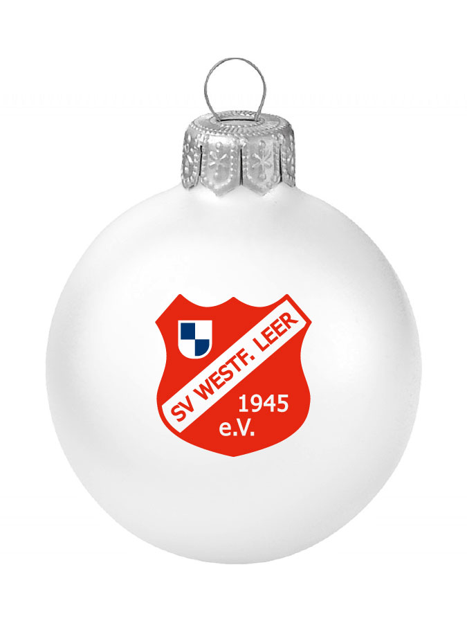 Weihnachtskugel Logo 8cm