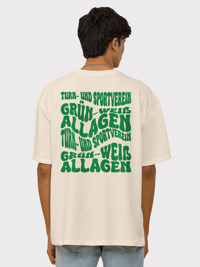 Oversized Shirt Wavy Herren