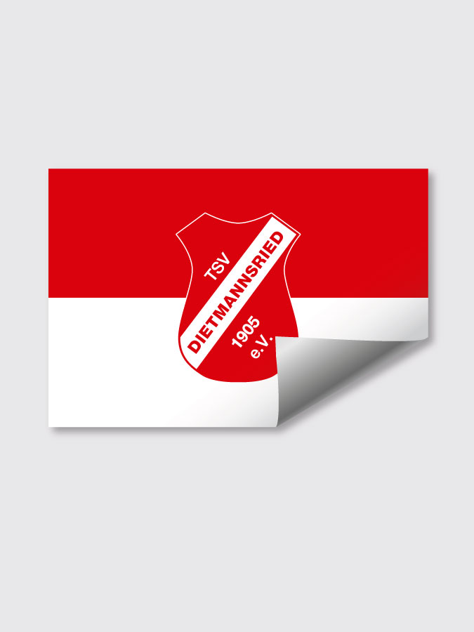 Aufkleber DIN A7 Logo