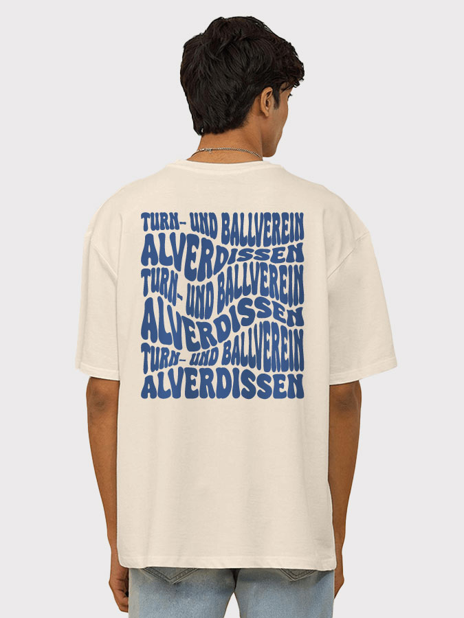 Oversized Shirt Wavy Herren