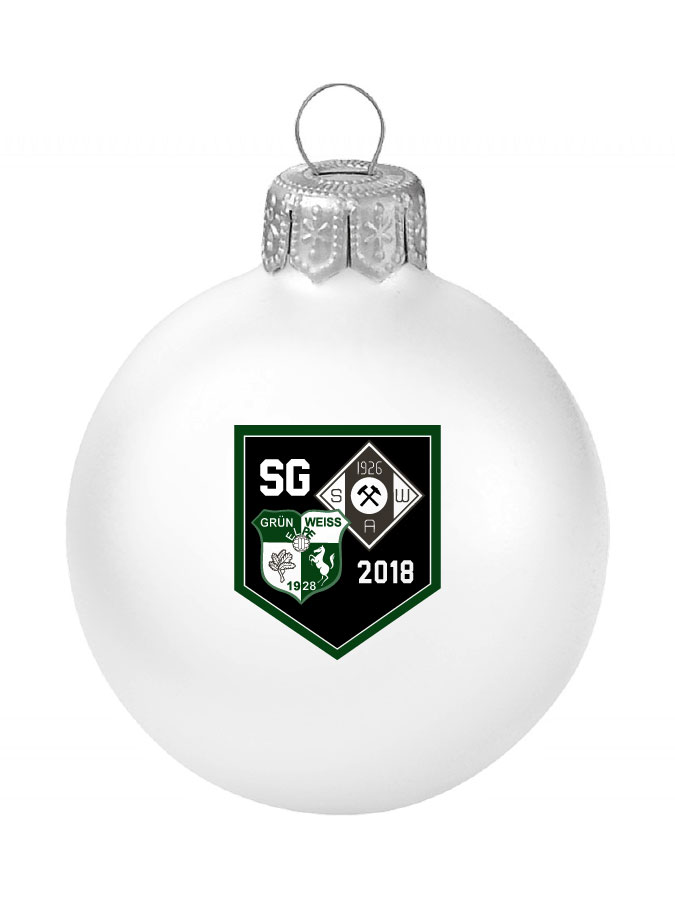 Weihnachtskugel Logo 8cm