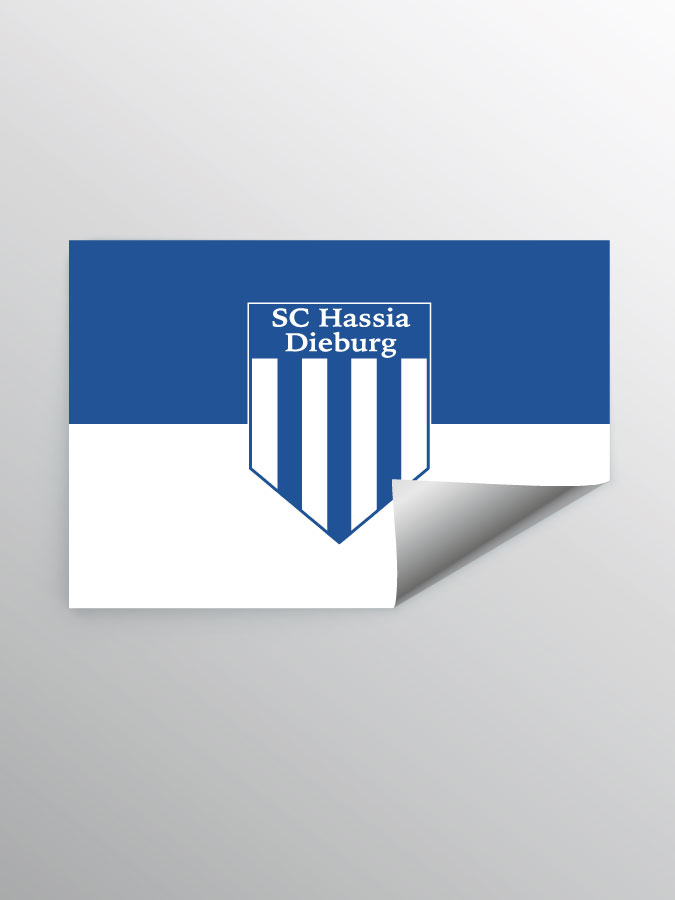 Aufkleber DIN A7 Logo