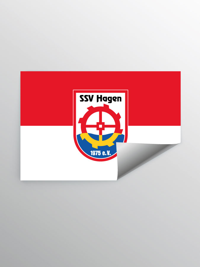 Aufkleber DIN A7 Logo
