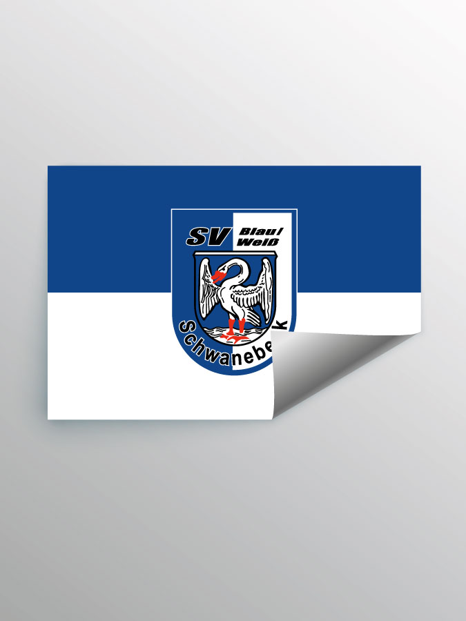 Aufkleber DIN A7 Logo