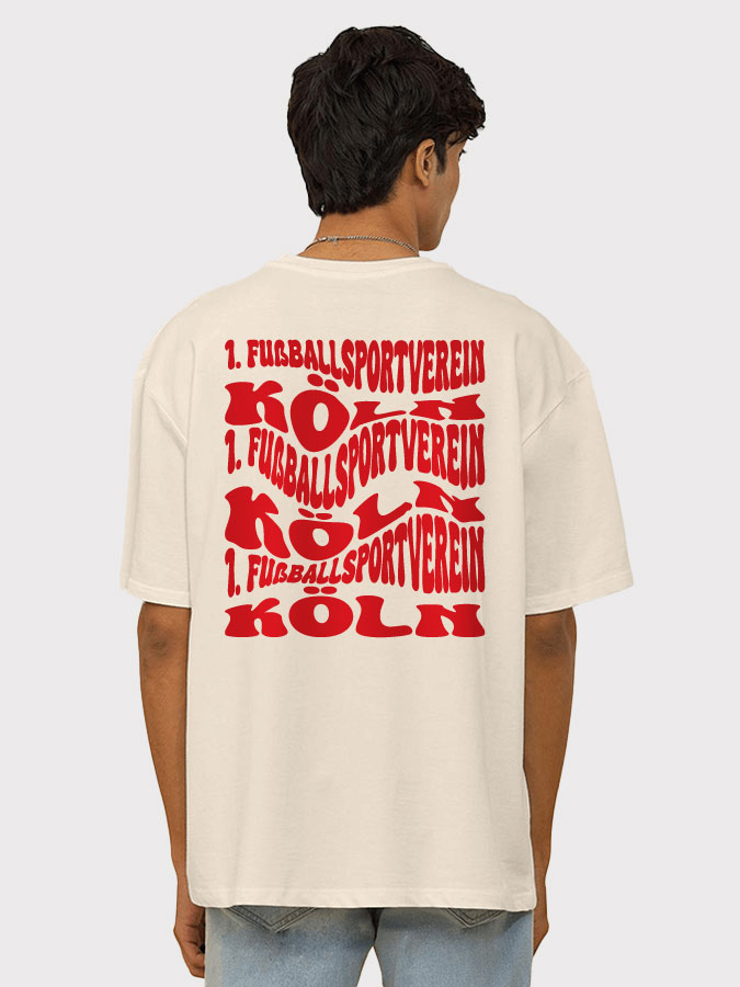 T-Shirt Oversized Wavy Herren