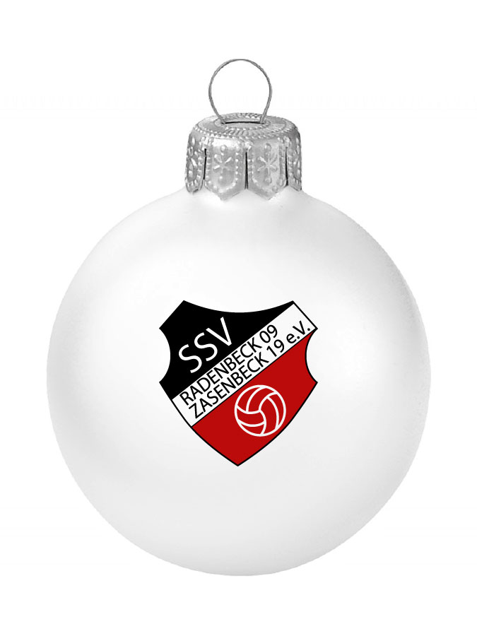 Weihnachtskugel Logo 8cm