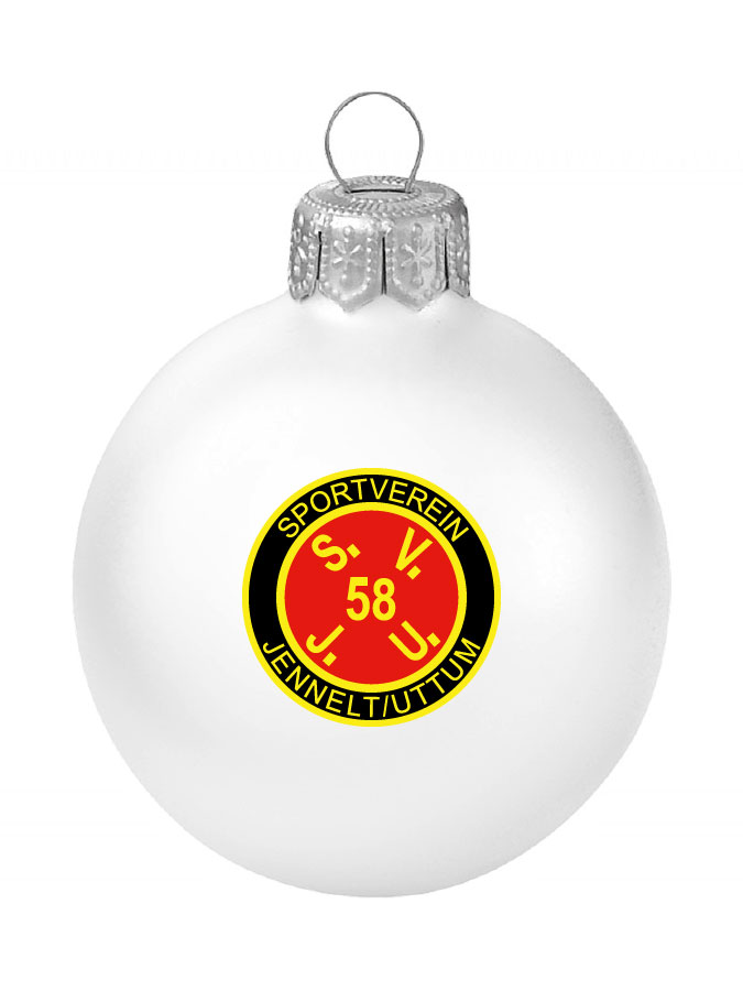 Weihnachtskugel Logo 8cm