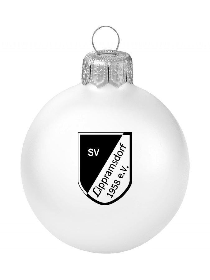 Weihnachtskugel Logo 8cm