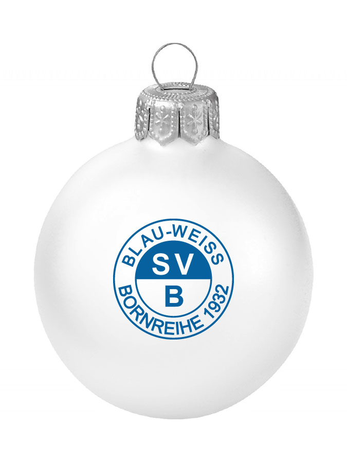 Weihnachtskugel Logo 8cm