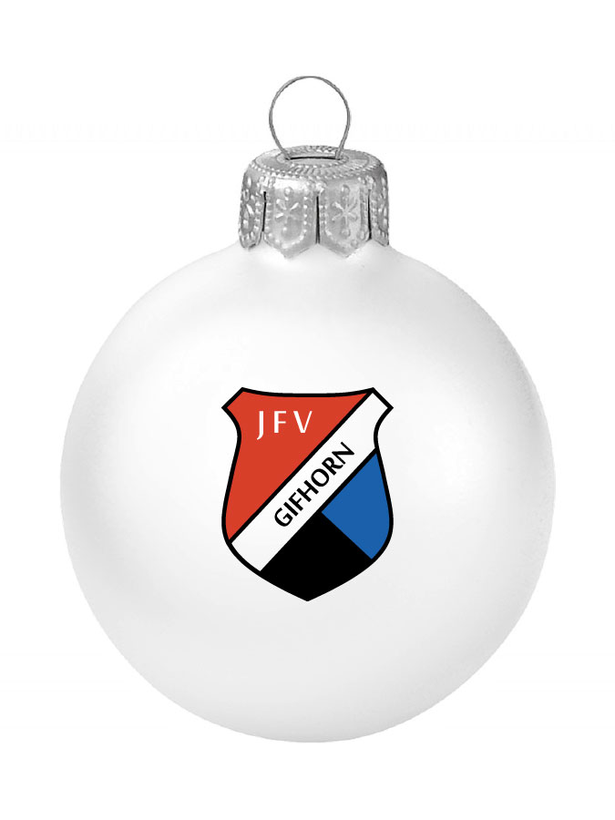 Weihnachtskugel Logo 8cm