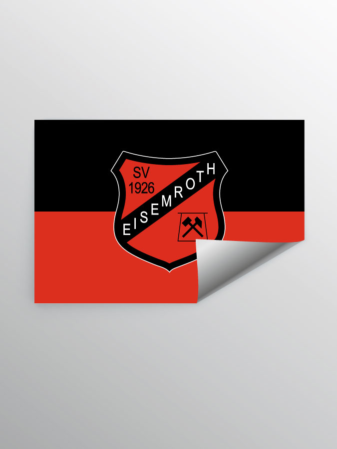 Aufkleber DIN A7 Logo