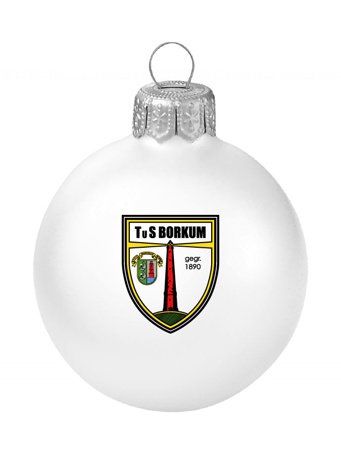 Weihnachtskugel Logo 8cm