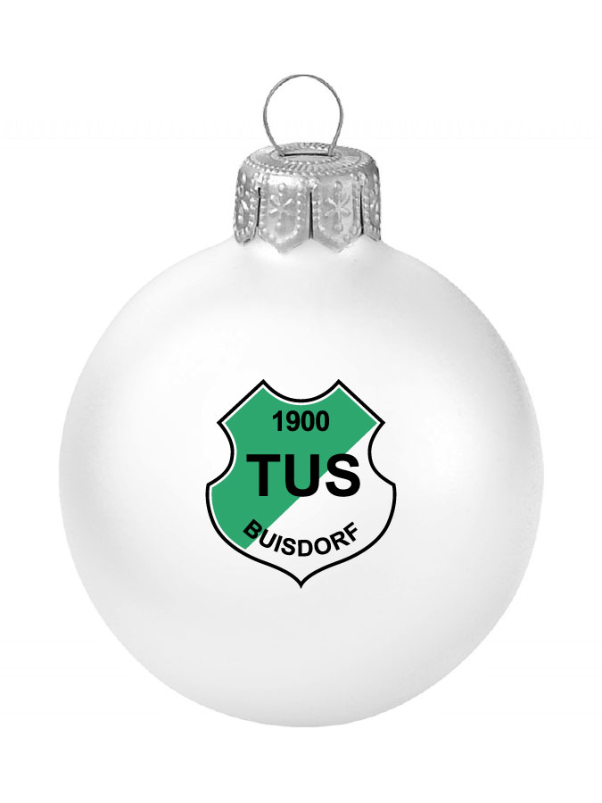 Weihnachtskugel Logo 8cm