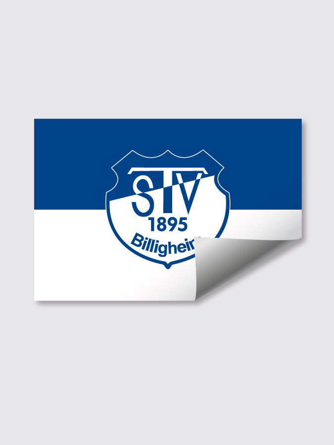 Aufkleber DIN A7 Logo