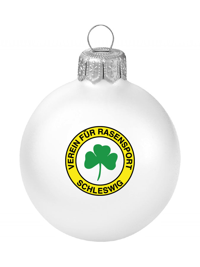 Weihnachtskugel Logo 8cm