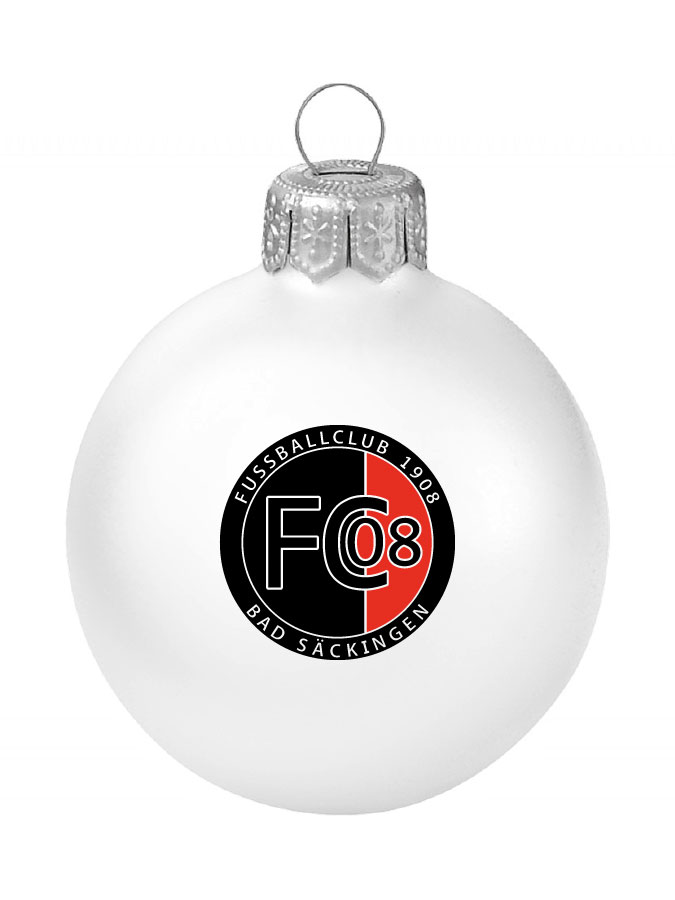 Weihnachtskugel Logo 8cm