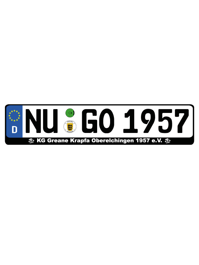 Kennzeichenhalter Kalden (2er Set)