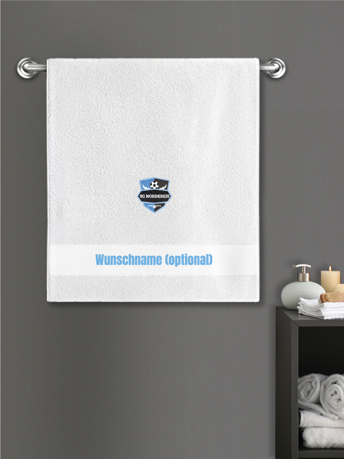 Badehandtuch Team Sticklogo