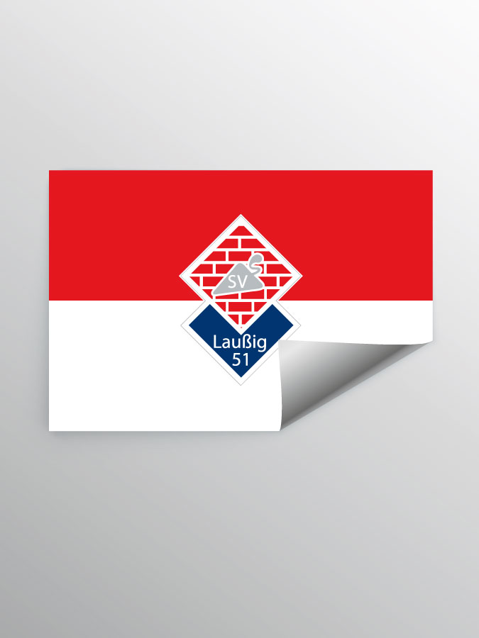 Aufkleber DIN A7 Logo