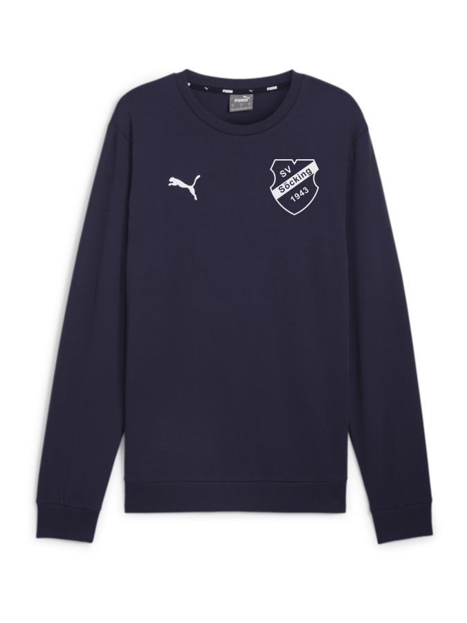 PUMA teamGOAL Casuals Crew Neck Sweatshirt