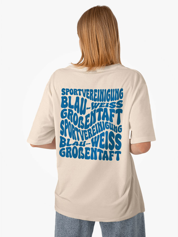 Oversized Shirt Wavy Damen