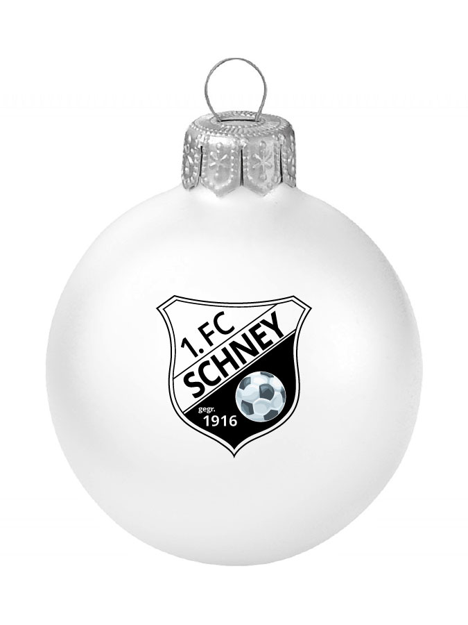 Weihnachtskugel Logo 8cm