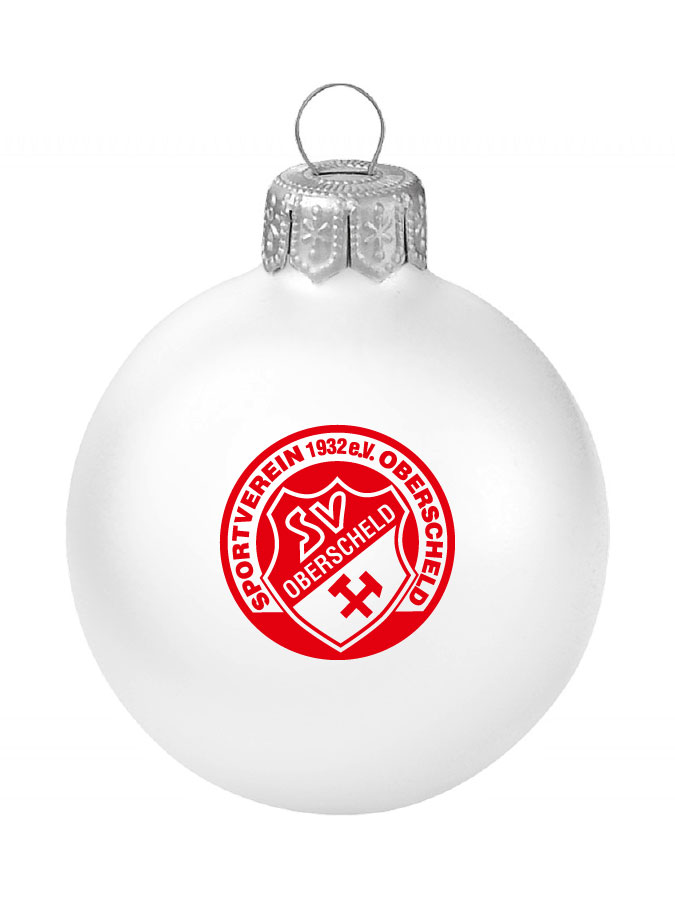 Weihnachtskugel Logo 8cm