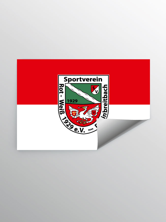 Aufkleber DIN A7 Logo
