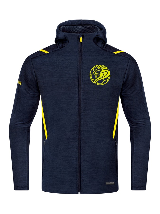 Jako Freizeitjacke Challenge mit Kapuze