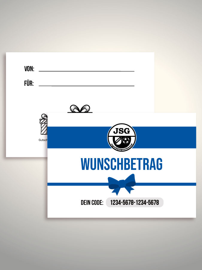 Geschenkgutschein per Versand (Weiß)