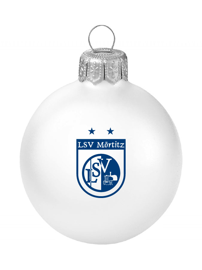 Weihnachtskugel Logo 8cm