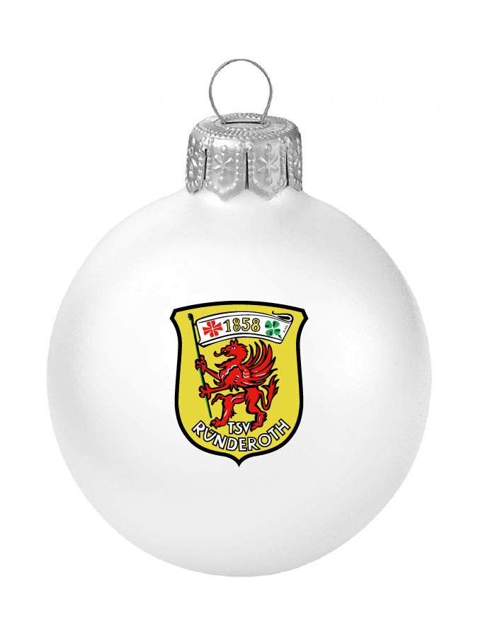 Weihnachtskugel Logo 8cm
