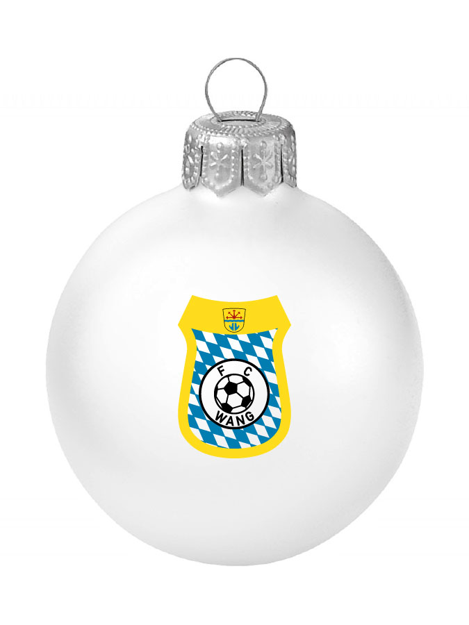 Weihnachtskugel Logo 8cm
