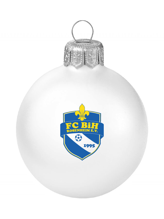 Weihnachtskugel Logo 8cm