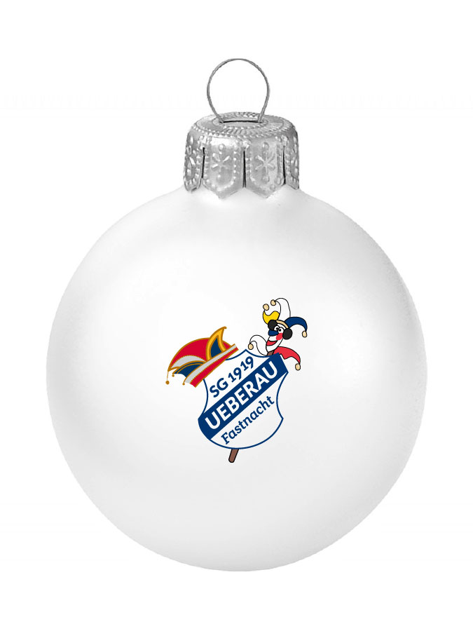 Weihnachtskugel Logo 8cm