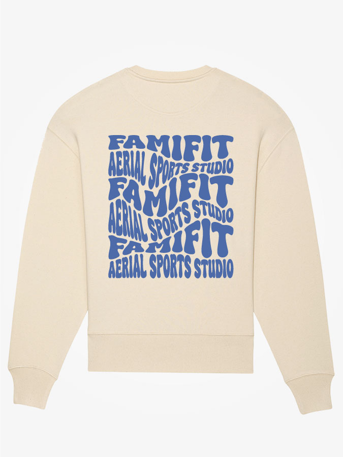 Sweatshirt Oversized Wavy Herren
