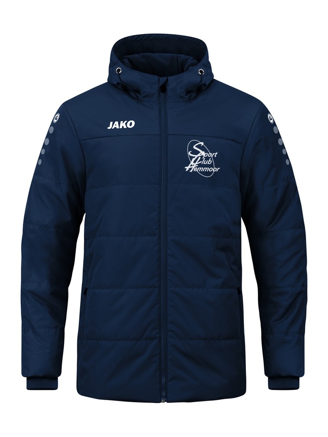Jako Coachjacke Team mit Kapuze