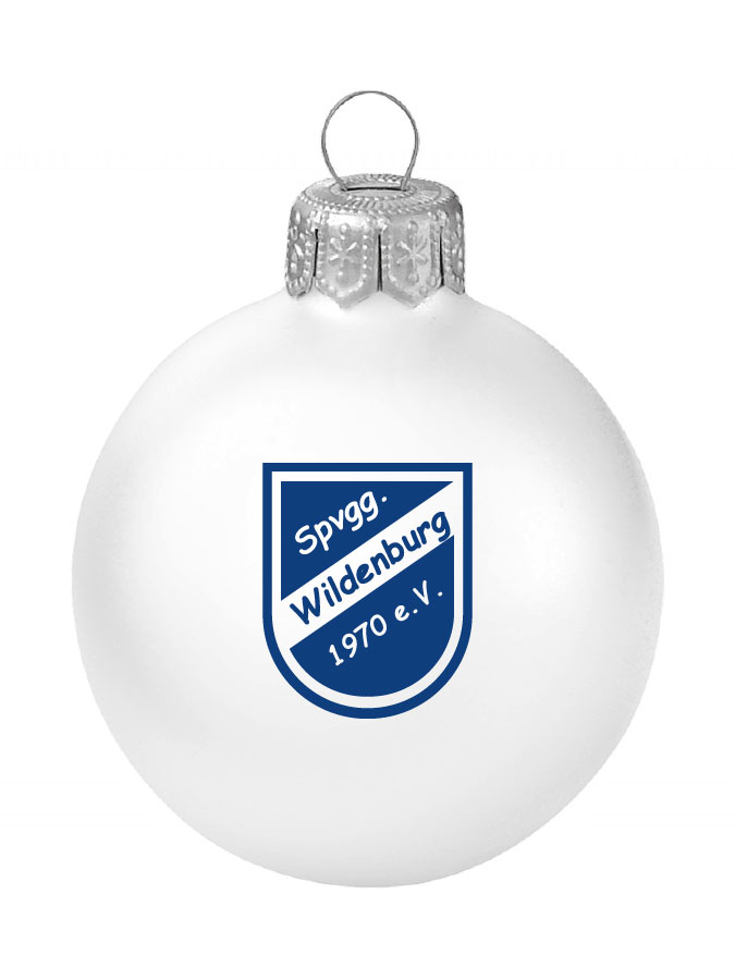 Weihnachtskugel Logo 8cm