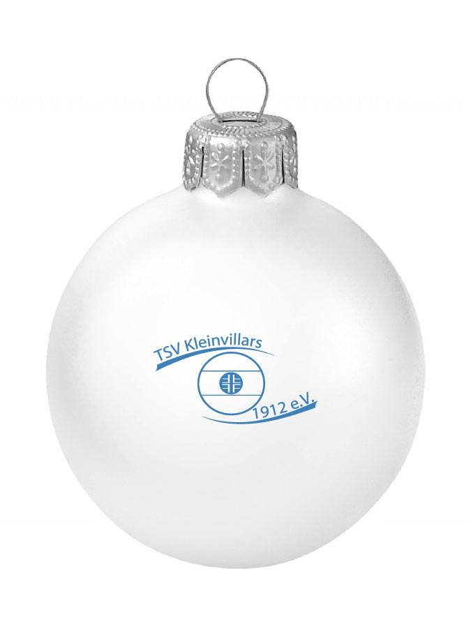 Weihnachtskugel Logo 8cm