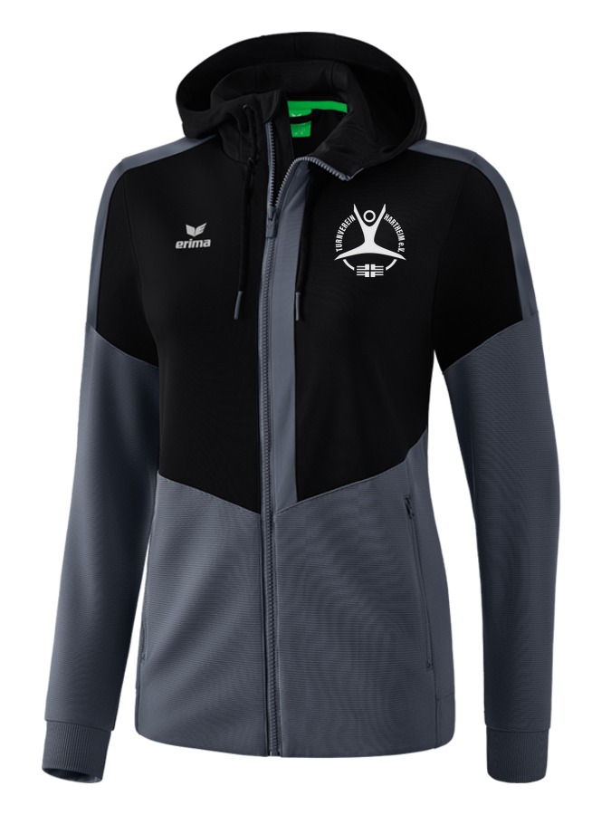 Erima Squad Trainingsjacke mit Kapuze Damen