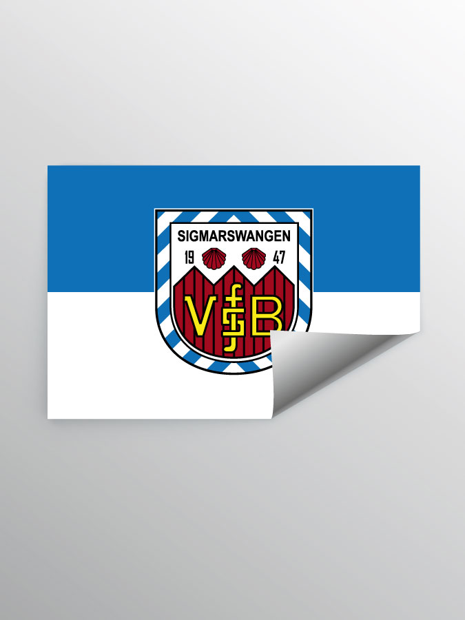 Aufkleber DIN A7 Logo