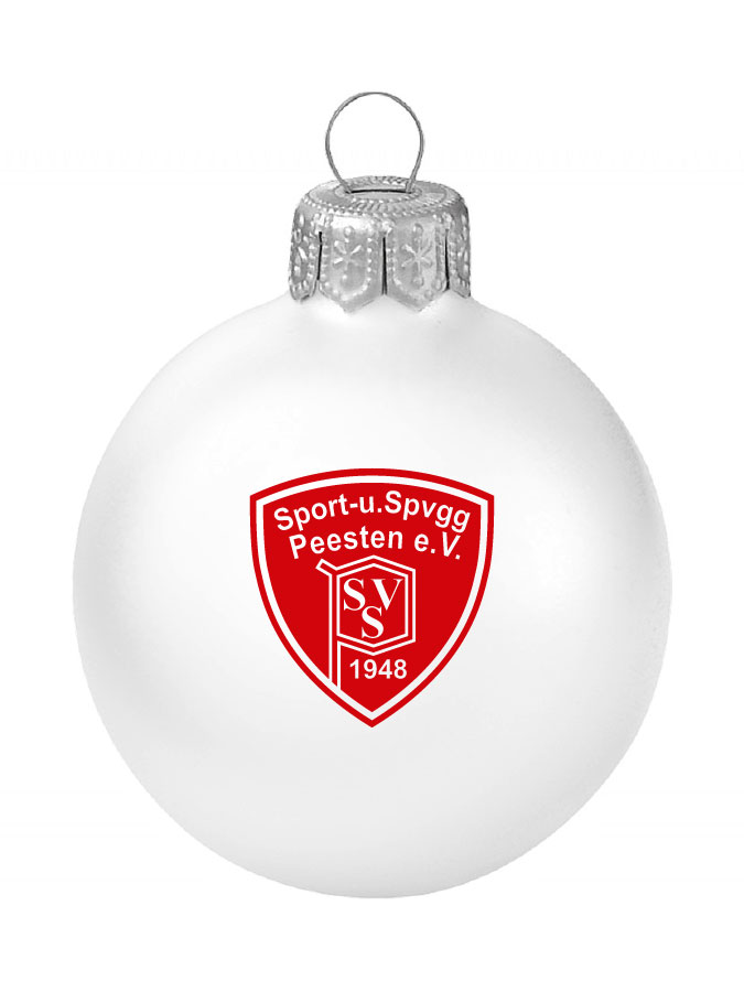 Weihnachtskugel Logo 8cm