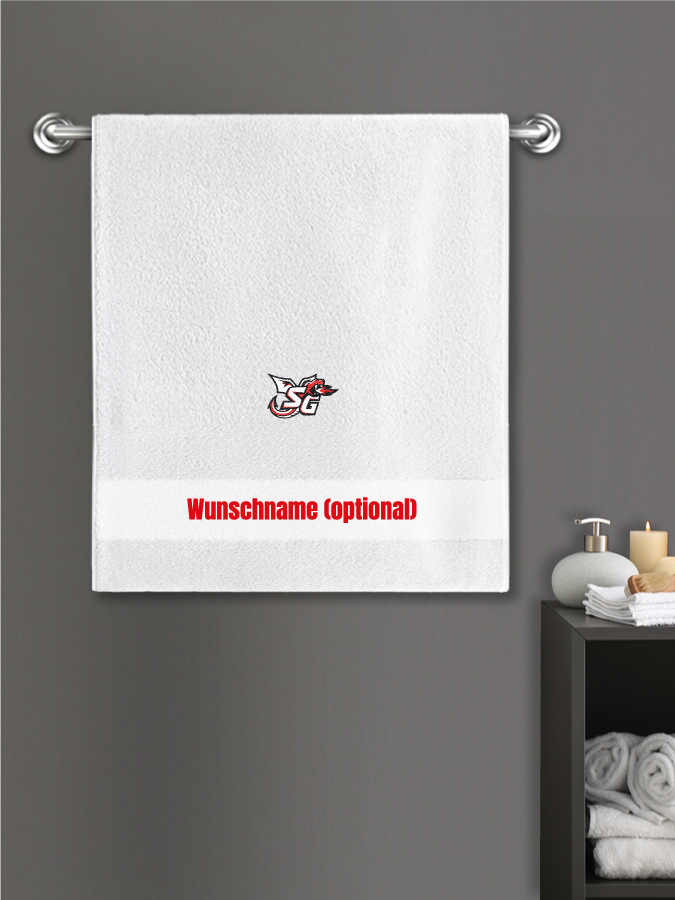 Badehandtuch Team Sticklogo