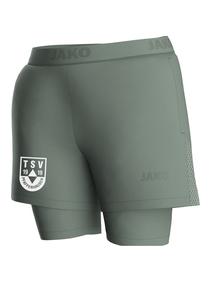 Jako 2-in-1-Short Power Damen