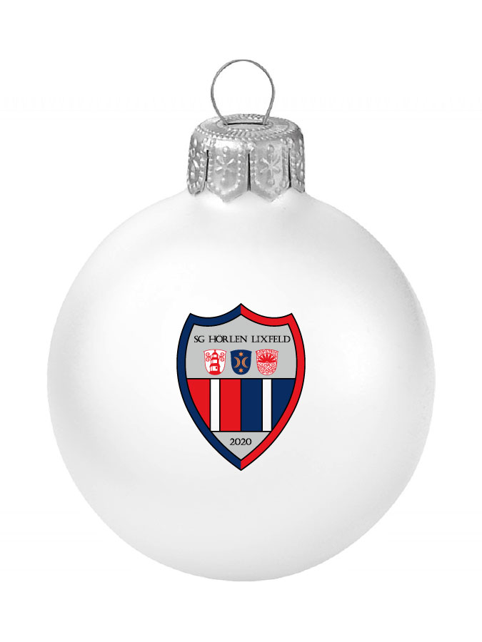 Weihnachtskugel Logo 8cm