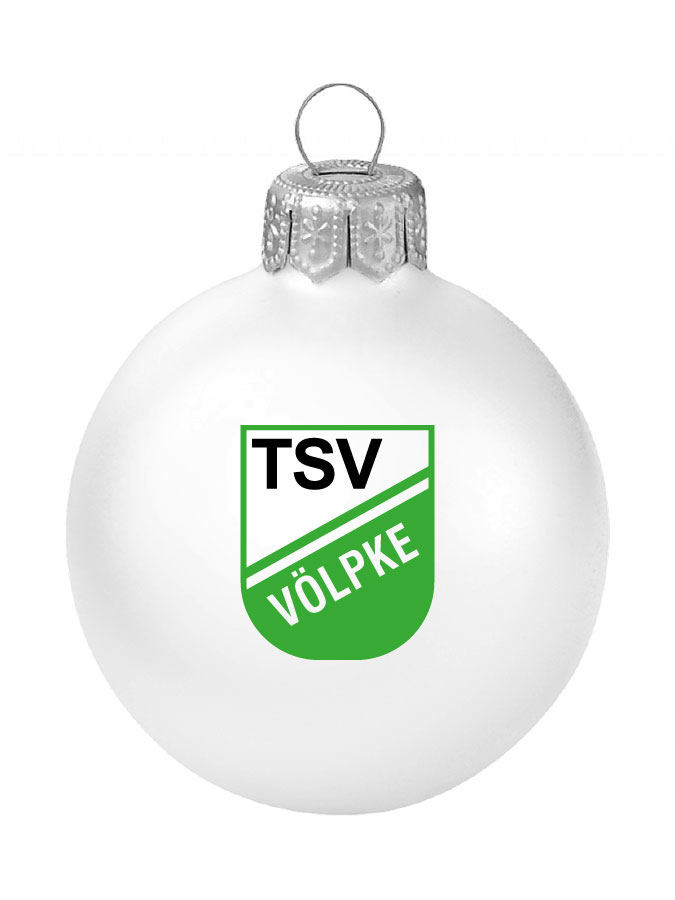 Weihnachtskugel Logo 8cm