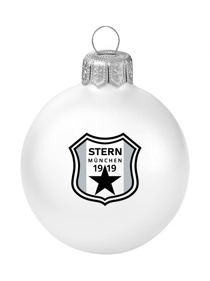 Weihnachtskugel Logo 8cm